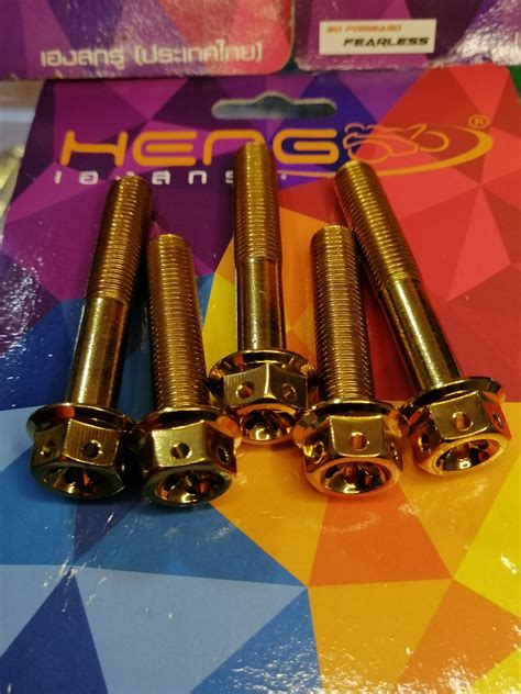 Heng Pipe And Swing Arm Bolt Set Yamaha Aerox Nmax Lazada Ph