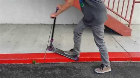 How To Feeble Grind On A Scooter Youtube