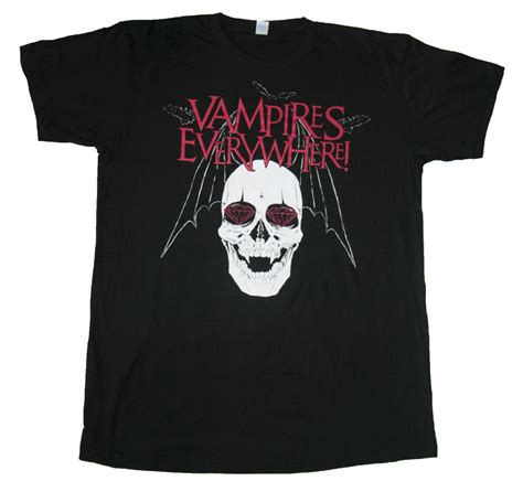 Vampires Everywhere White Skull T Shirt S M L Xl Brand New Official