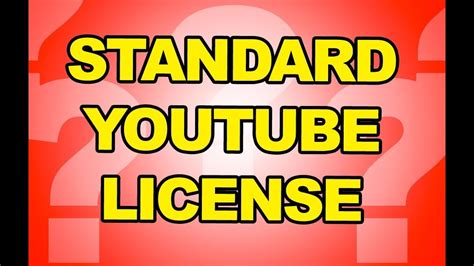 Standard Youtube License & Creative Commons - YouTube