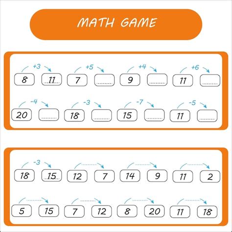 Jogo Educativo De Matem Tica Para Crian As Complete A Linha Escreva