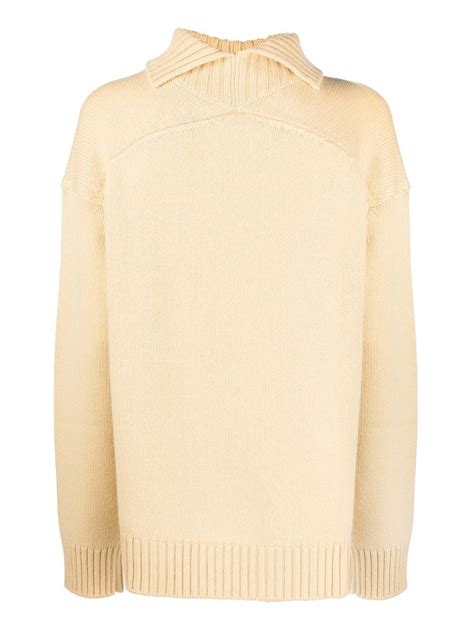 Jil Sander Roll Neck Loose Fit Jumper Farfetch