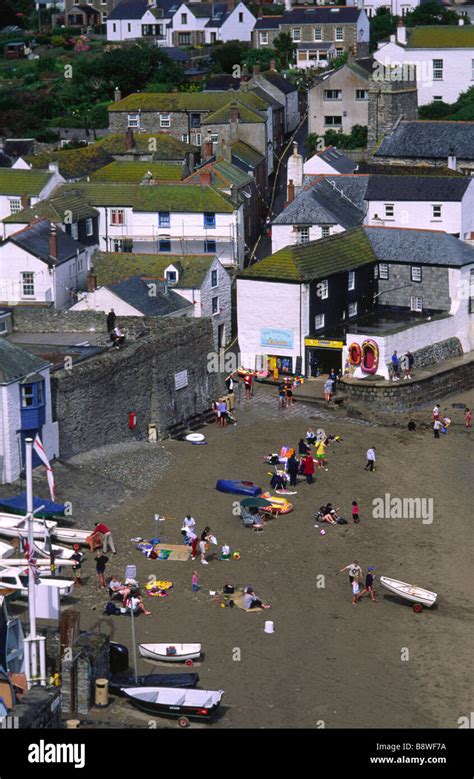 The Beach In The Unspoilt Fishing Village Of Gorran Haven In Cornwall