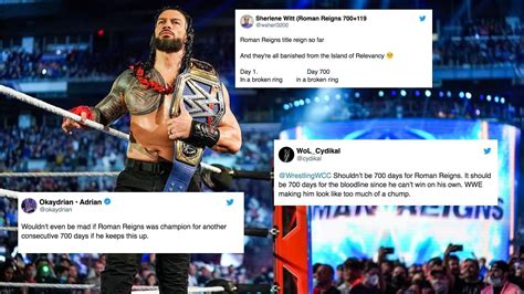 Twitter reacts to Roman Reigns being Universal Champion for over 700 days