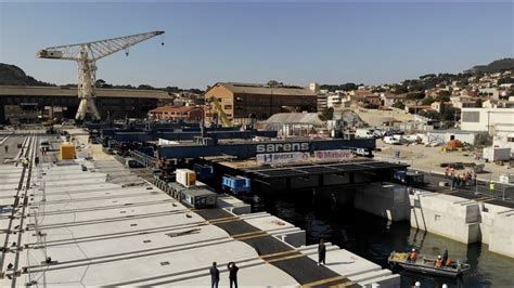 Les Chantiers Navals De La Ciotat Attendent Les M Ga Yachts Youtube