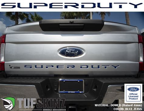 Super Duty Tailgate Letter Inserts Fits 2017 2019 Ford Super Duty