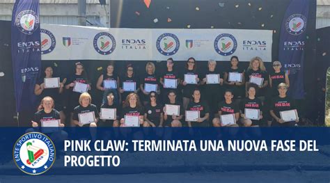 Pink Claw Terminata Una Nuova Fase Del Progetto Endas