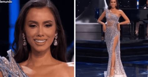 Miss Universo 2023 Camila Escribens deslumbró con traje de gala en la