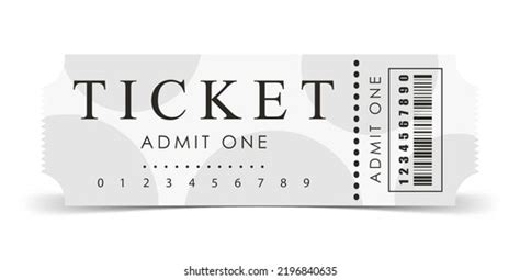 Ticket Sample Ticket Design Template Vector Stock Vector (Royalty Free) 2196840635 | Shutterstock