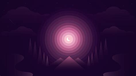 Forest Purple Gradient 4K Wallpapers | HD Wallpapers | ID #21786