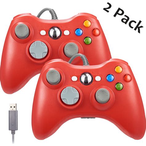 Miadore 2 Pack Xbox 360 Wired Controller USB Controller for Xbox 360 ...