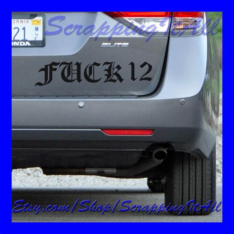 SMALL FCK Fuck The Police Vinyl Decal ACAB Bumper Sticker Defund Police Etsy