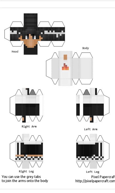 Minecraft Skin Template Printable