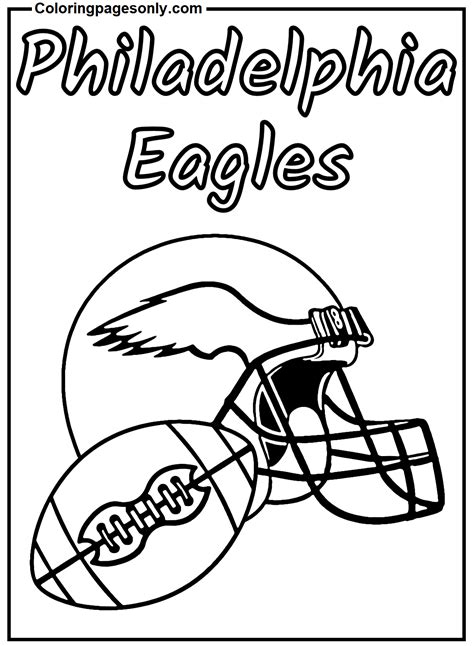 Philadelphia Eagles Coloring Page - Free Printable Coloring Pages