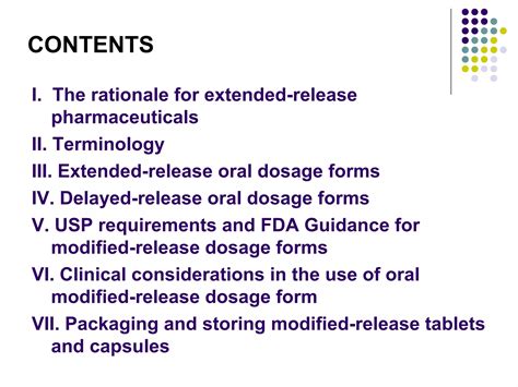 Modified Drug Release Pharmaceutics PPT