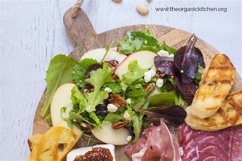 Salad And Charcuterie Board Dinner The Organic Kitchen Blog And Tutorials