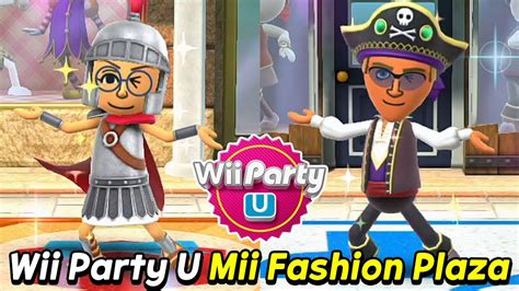 Wii Party U Mii Fashion Plaza Gameplay Donking Vs Barry Vs Yuehua Vs