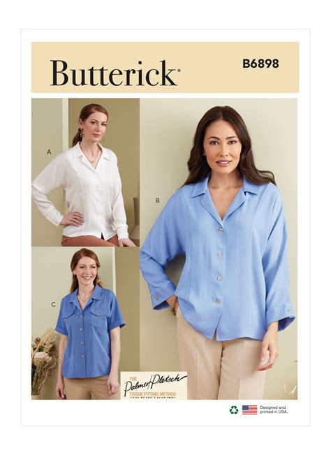 Butterick 6898 Misses Top