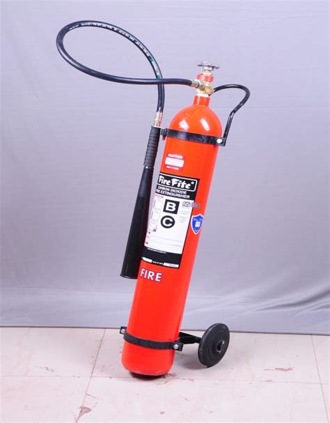 6 5 Kg CO2 Trolley Mounted Fire Extinguisher With ISI Mark JK Fire