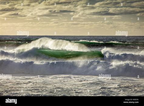 Hawaii Oahu North Shore Big Wave Surfer Jamie O Brien Surfing At