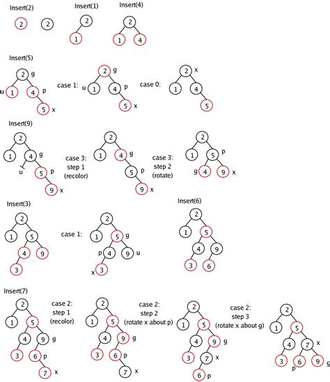 Red Black Tree Practice Problems