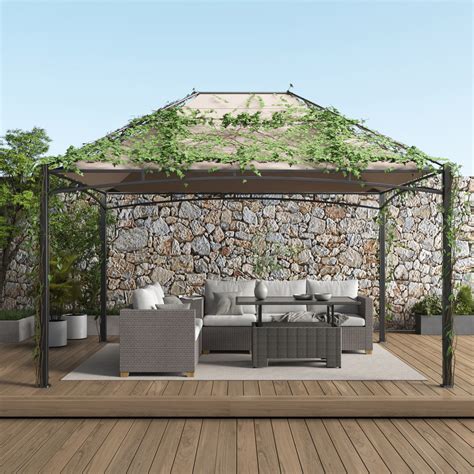 Grand Patio Ft W X Ft D Steel Patio Gazebo Reviews Wayfair