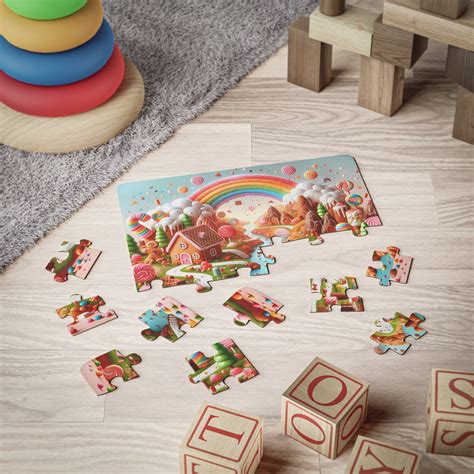 Puzzles 3 Year Old, 30-piece, Kids Personalized Puzzle, Sweet Candy ...