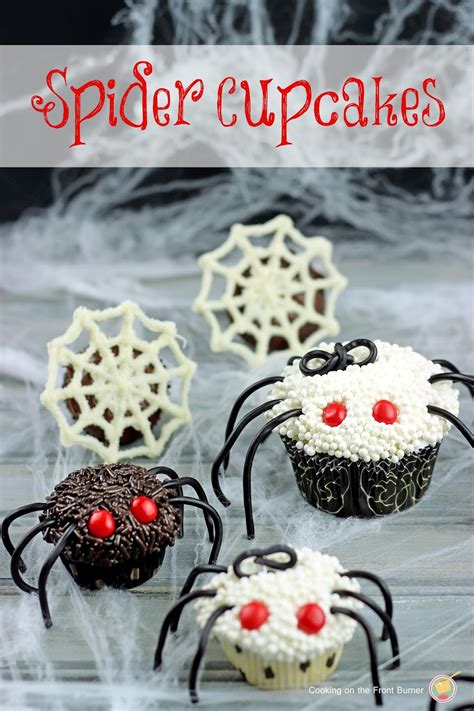 Spider Cupcakes Cooking On The Front Burner