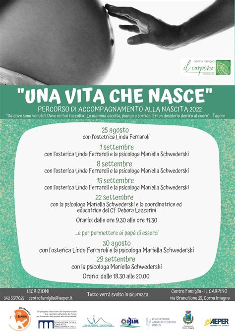 Percorsi di accompagnamento alla nascita Valle Imagna Villa d Almè