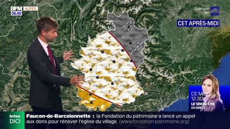 Météo Alpes du Sud de la pluie attendue ce matin avant le retour de