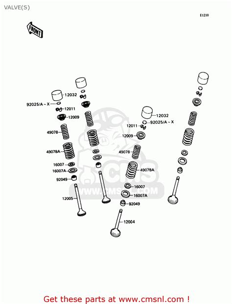 490781093 Spring Engine Valve I Kawasaki Buy The 49078 1093 At CMSNL