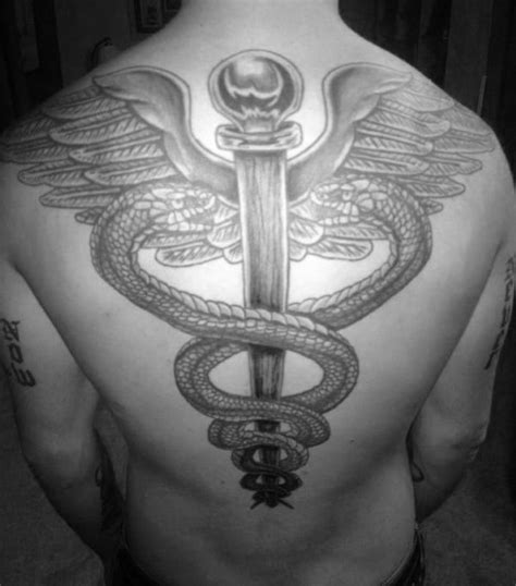 60 Caduceus Tattoo Designs for Men [2023 Inspiration Guide]