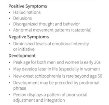 Mcat Psychological Disorder Flashcards Quizlet