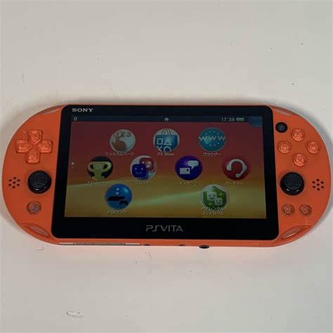 【やや傷や汚れあり】sony Ps Vita 本体 Pch 2000 ネオンオレンジ 中古の落札情報詳細 ヤフオク落札価格検索 オークフリー