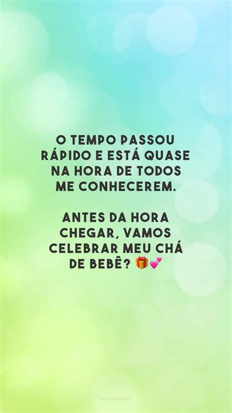 Texto Reflexivo Para Chá De Bebê RETOEDU