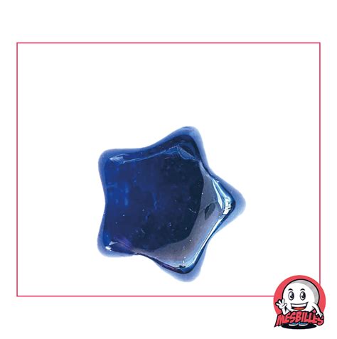 bille hollywood bleu fonce billes forme plate rares mesbilles