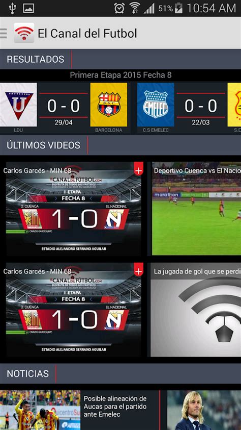 El Canal Del Futbol Android Apps On Google Play