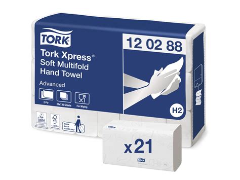 Håndklædeark Tork H2 120288 Advanced 2 lags Hertels