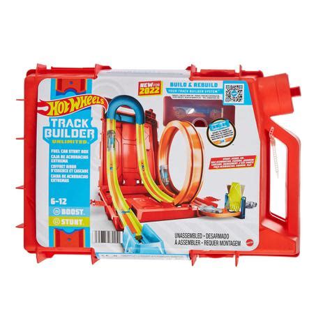 Pista Hot Wheels Acrobacias Extremas Carrinho Track Builder Mattel Pistas Magazine Luiza