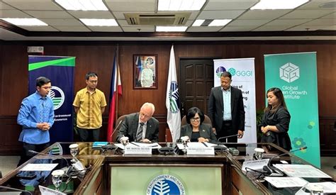 GGGI And DENR Sign MoU For Green Growth Cooperation Global Green