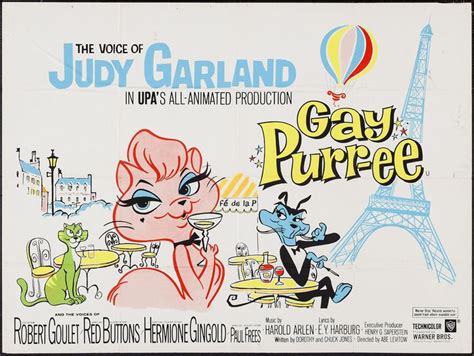 Gay Purr ee british quad poster Warner Brothers пикс Classic cartoon