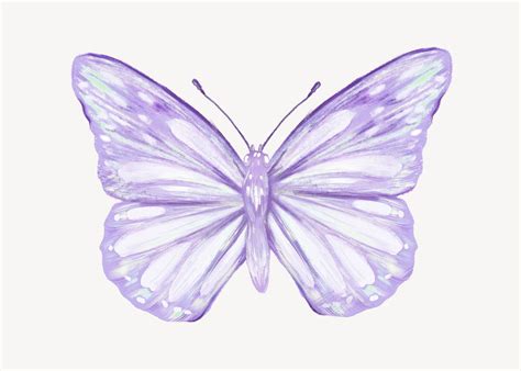 Purple butterfly, aesthetic journal collage | Premium PSD - rawpixel