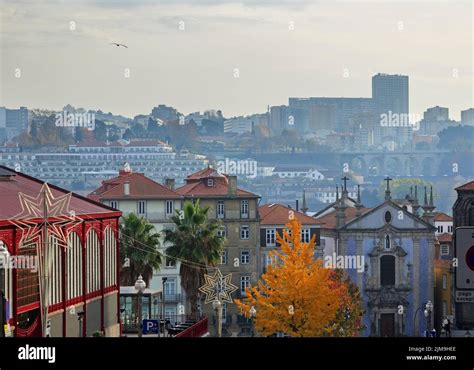 Igreja Paroquial De Sao Nicolau And House Roofs Stock Photo Alamy