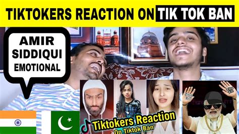 Pakistani Reaction On Tiktokers Reaction On Tiktok Ban 🔥🔥 Tiktokers