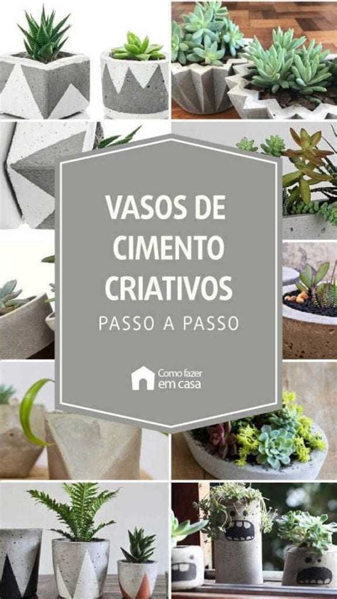 Como Fazer Vaso De Cimento - Como Fazer Vaso De Cimento Em Casa | Bau Das DICAS