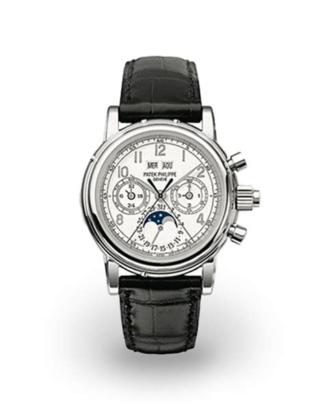 Patek Philippe Perpetual Calendar Split Seconds Chronograph White Gold