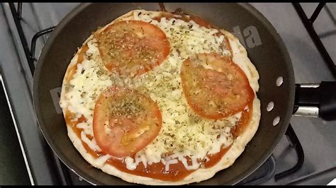 Pizza de Frigideira simples e fácil YouTube