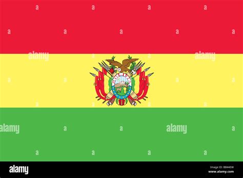 flag of Bolivia Stock Photo - Alamy