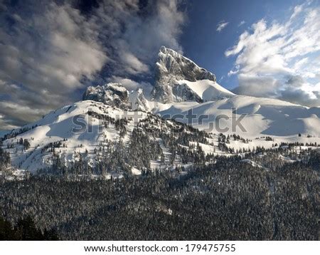 Black Tusk, Volcano Peak Near Squamish And Whistler, British Columbia ...