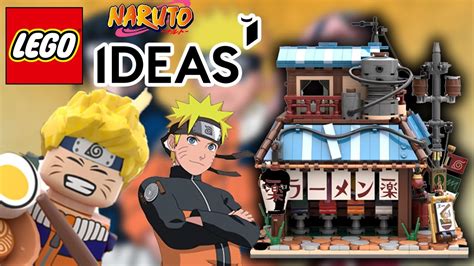 New Lego Ideas Naruto Ichiraku Ramen Shop 10k Supporters Youtube